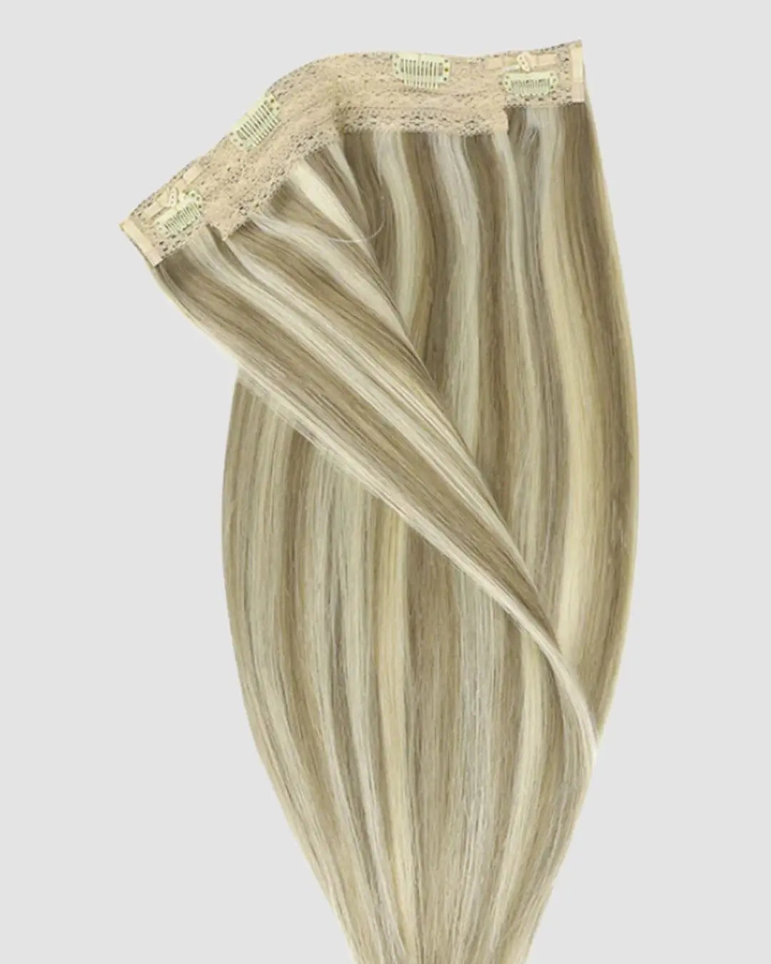 Halo Extensions – Naturlig Brunblond Balayage,8/22