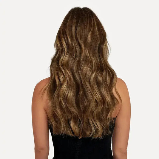 Express Weft Tape – Naturlig Mörkbrun Balayage T2/4/8 Bsextensions