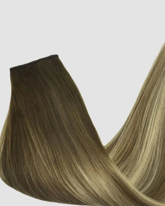 Halo Extensions - Mörkbrun till Blond Balayage, #3/8/613