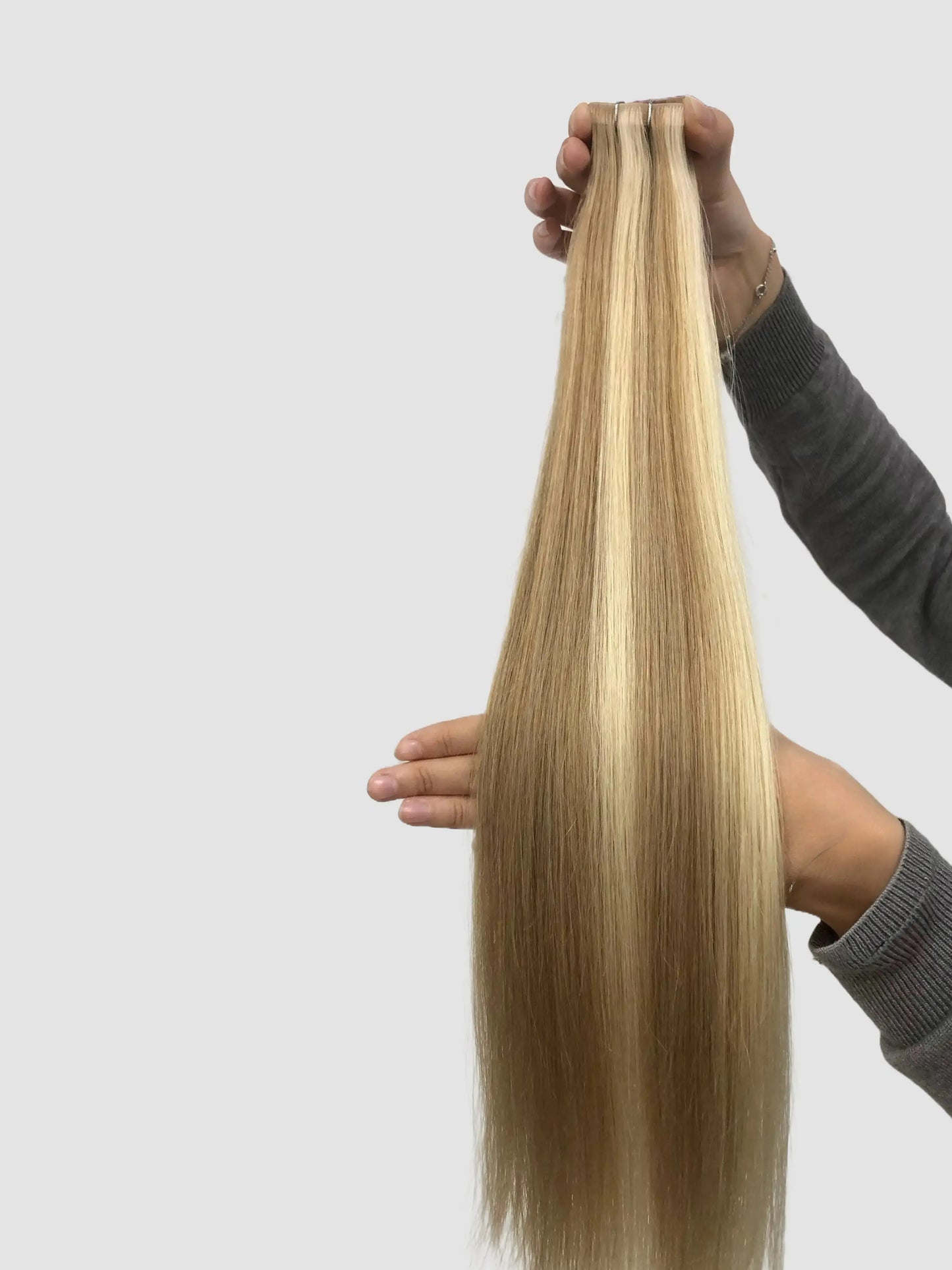 Tape-in Extensions, Naturlig Blond Balayage #16/22 (Kopia) Min butik