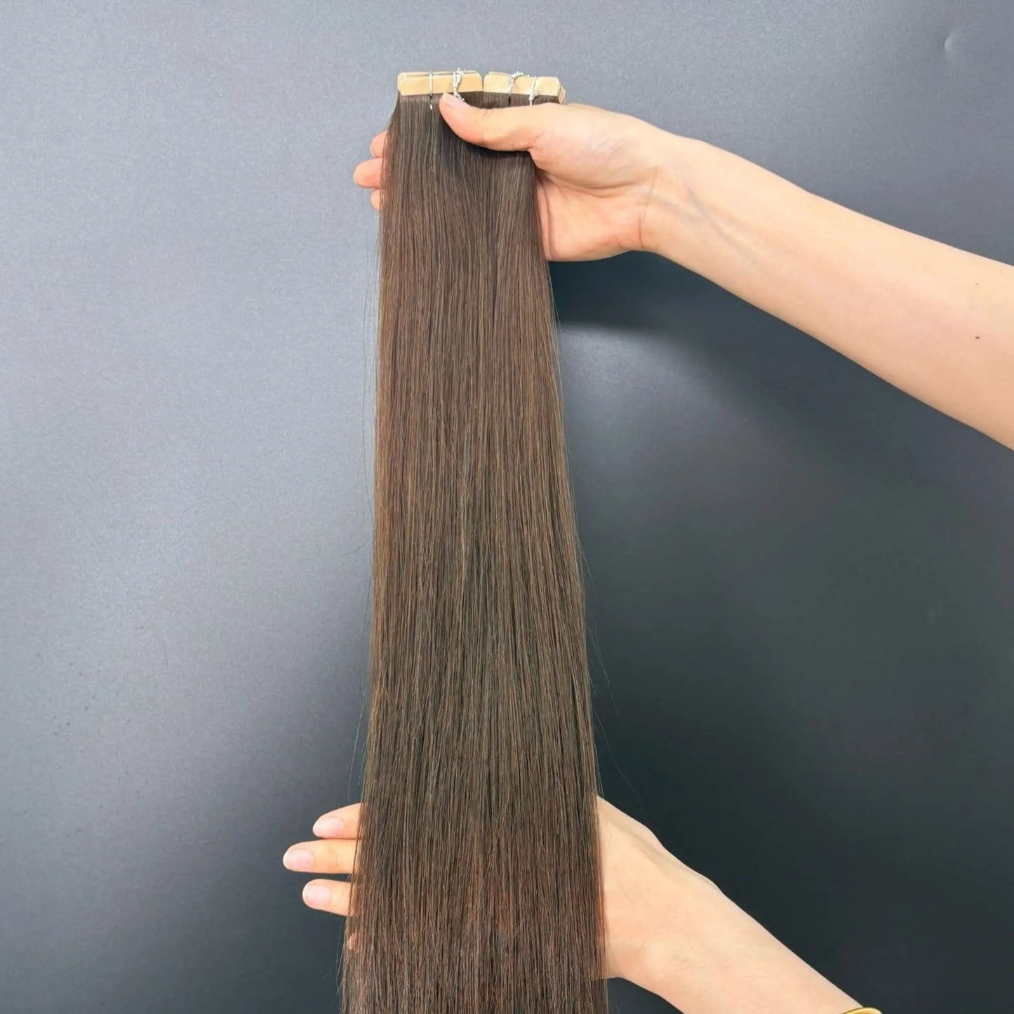 Tape-in Extensions – Naturlig Mörkbrun #2 Bsextensions