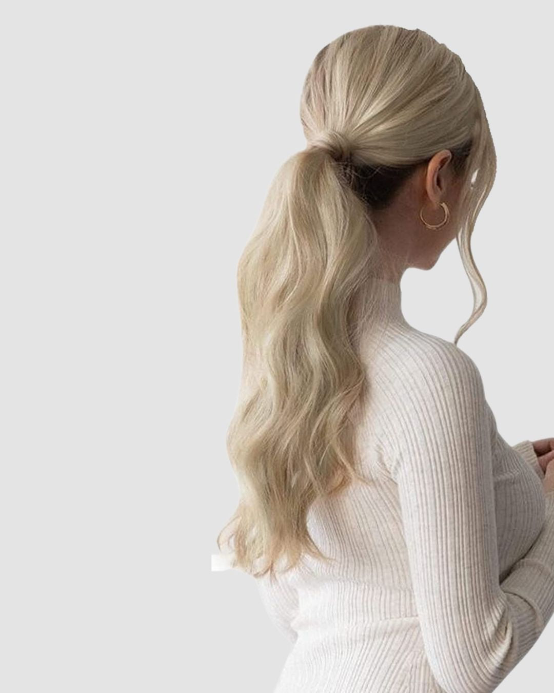 Clip in ponytail