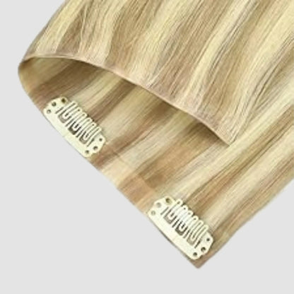 Invisible Clip-in 16/22 – Gyllene Mörkblond Bsextensions
