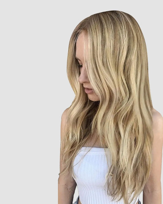 PU Clip-in 16/22 – Gyllene Mörkblond