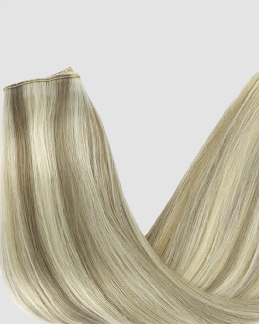 Halo Extensions  – Naturlig Brunblond Balayage,8/22