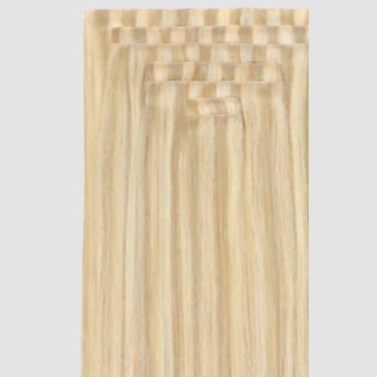 Invisible Clip-in 18A/613A – Gyllene Blond Balayage Bsextensions