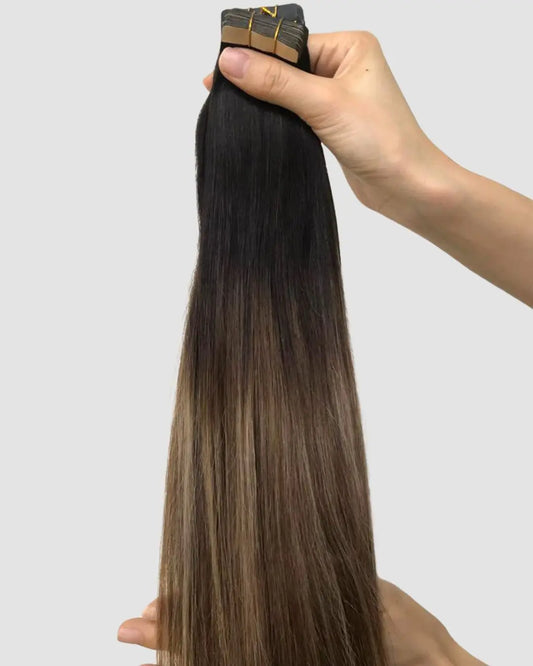 Tape-in – Balayage med Chokladtoner #2/6/2