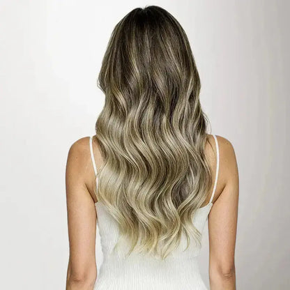 Tape-in – Mörkbrun till Blond Balayage #3/8/613 Bsextensions