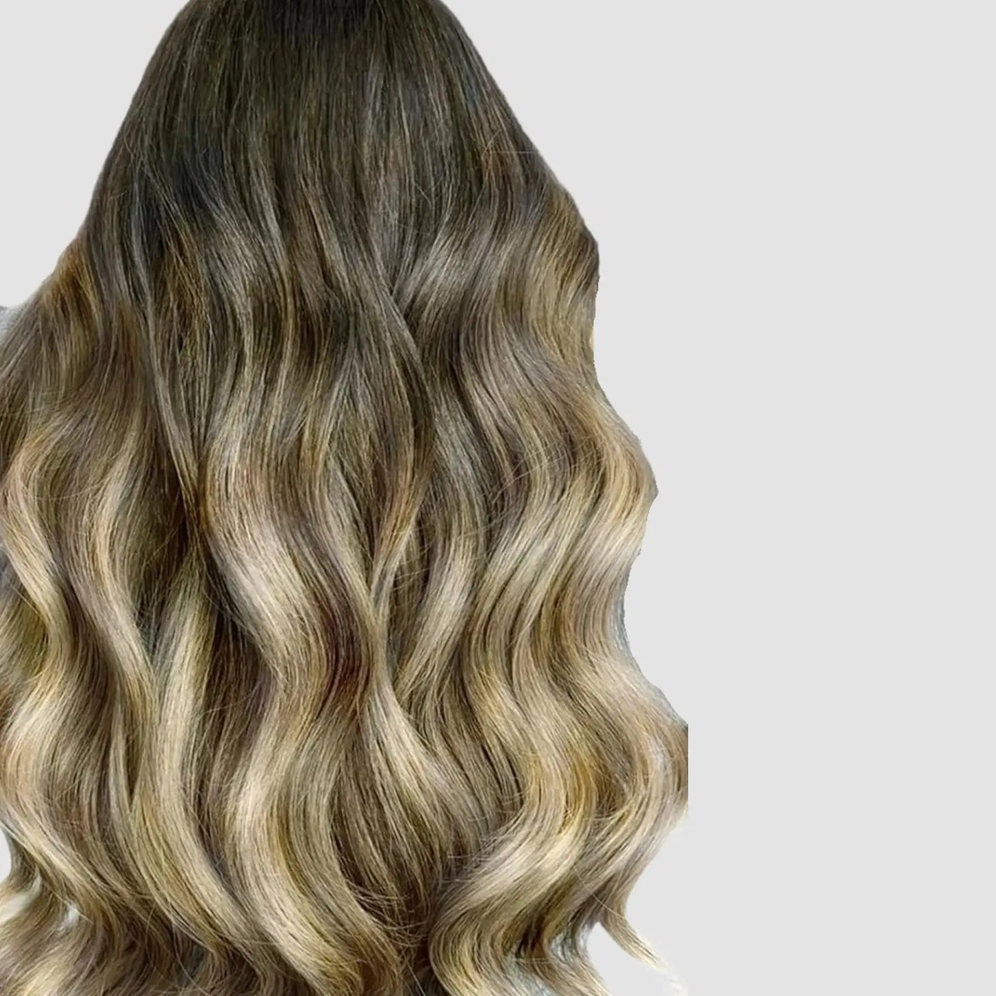 Invisible Tape-in – Mörkbrun till Blond Balayage #3/8/613 Min butik