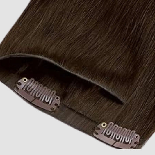 Invisible Clip-in #4 – Klassisk Mörkbrun Bsextensions