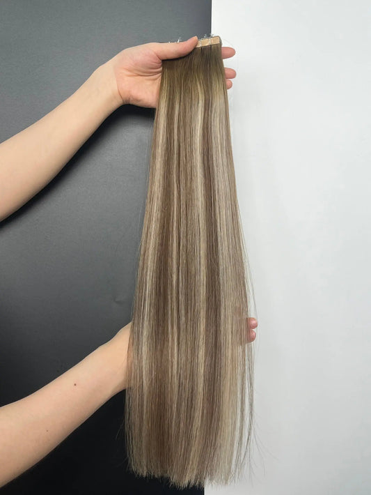 Tape-in Extensions, Kall Blond Balayage LA Bsextensions