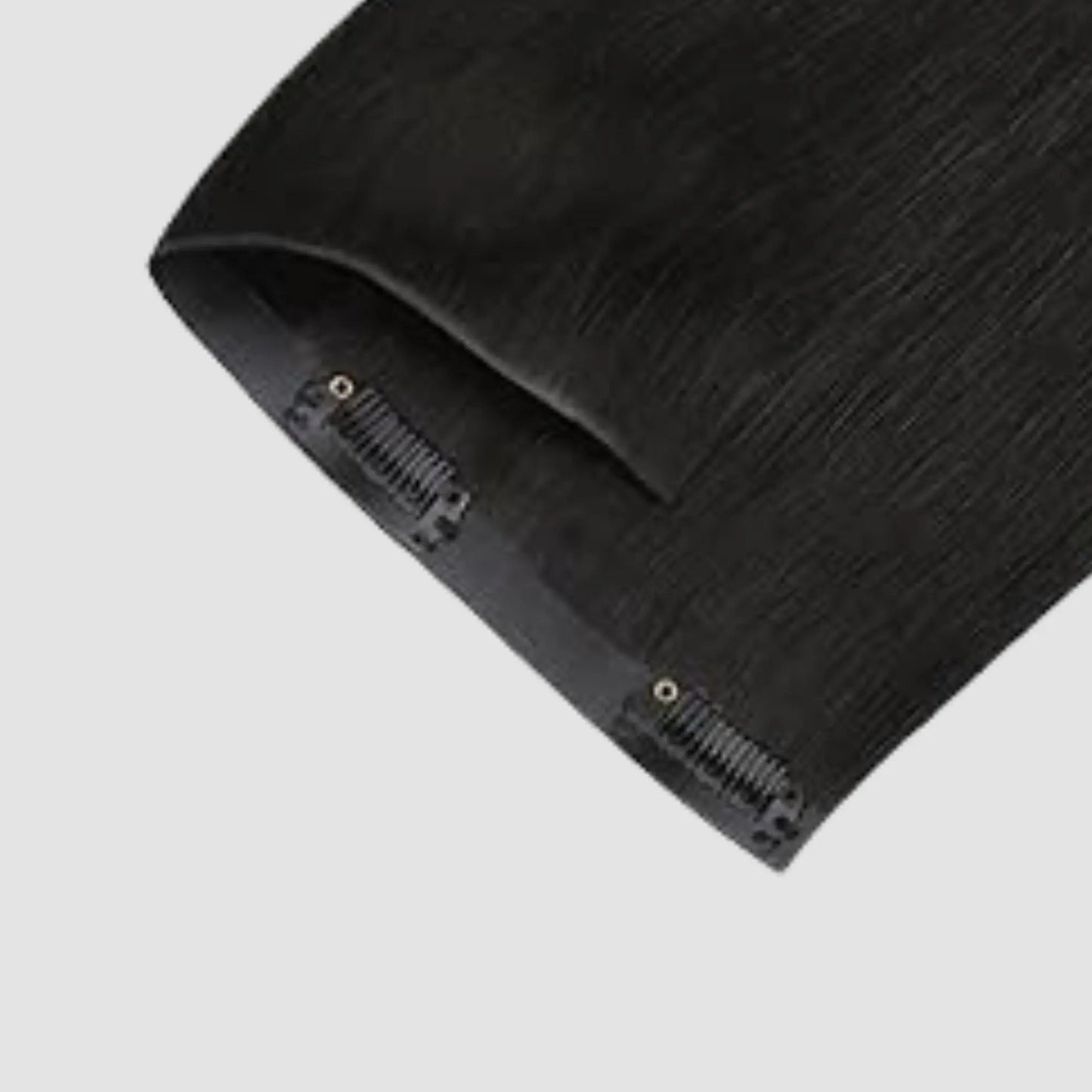 Invisible Clip-in #1B – Naturlig Svartbrun Bsextensions