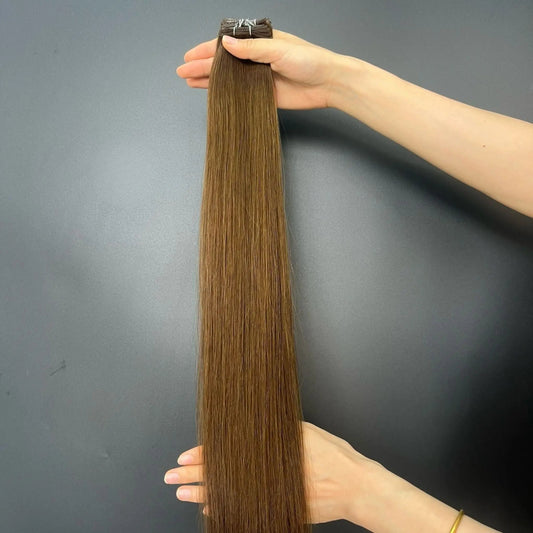 Genius weft, Chokladbrun #4A Bsextensions