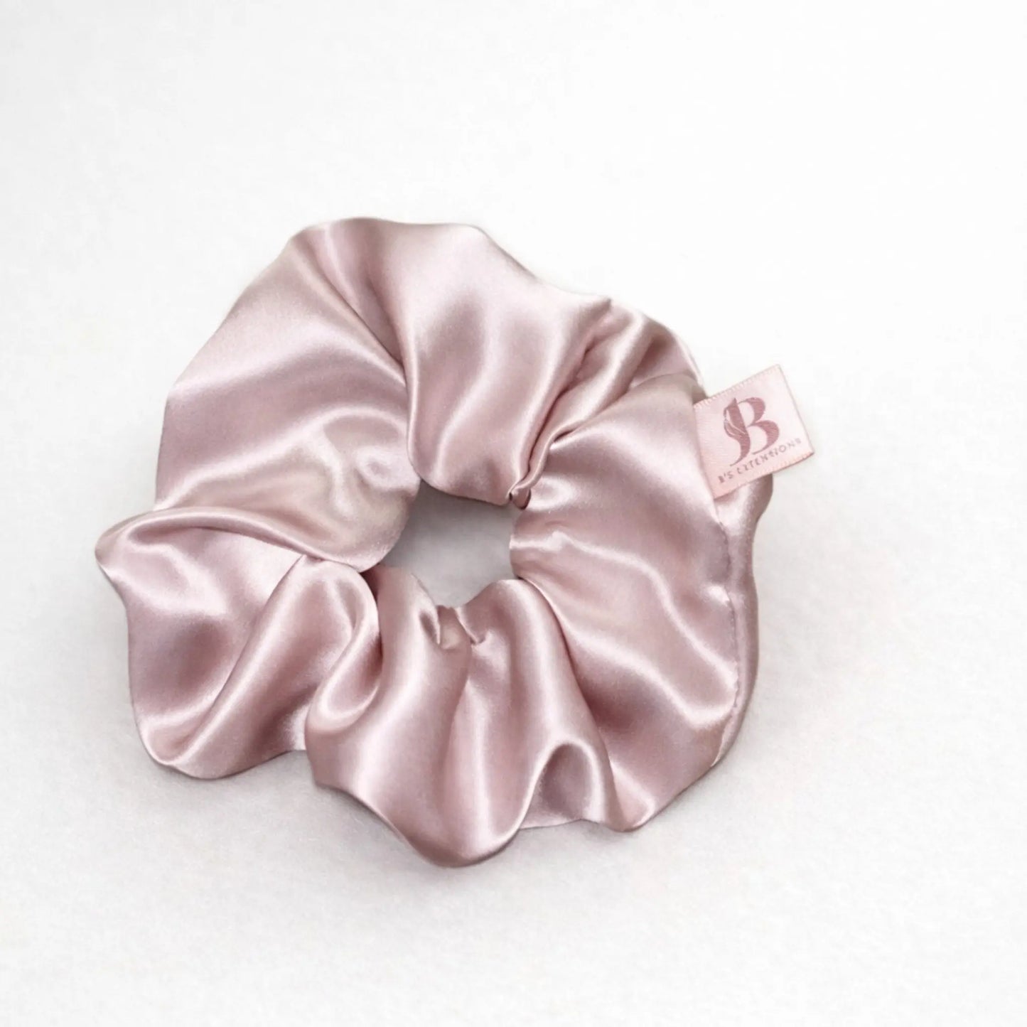 Dirty Pink Scrunchie - 100% Mulberry Silk Bsextensions