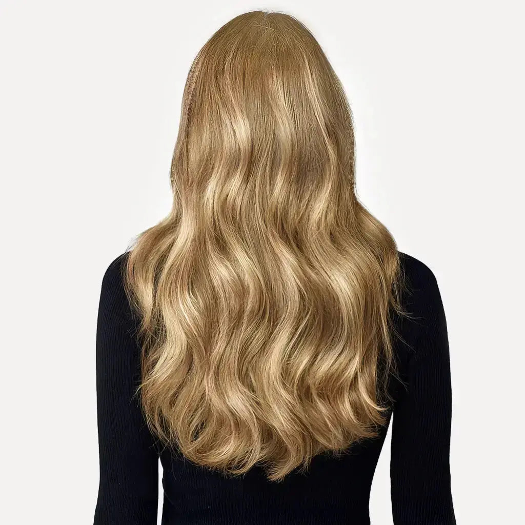 Genius weft, Naturlig Beige Blond Balayage LE Bsextensions