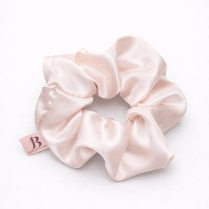 Baby Pink Scrunchie 100 % Mulberry Silk Bsextensions