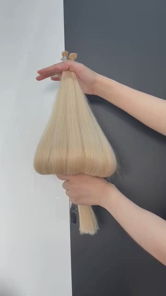 Flat Tip Keratin – Ljus Blond Luxury 613N