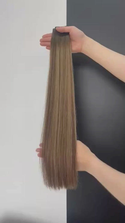 Genius weft, Extensions, Kall Blond Balayage OL