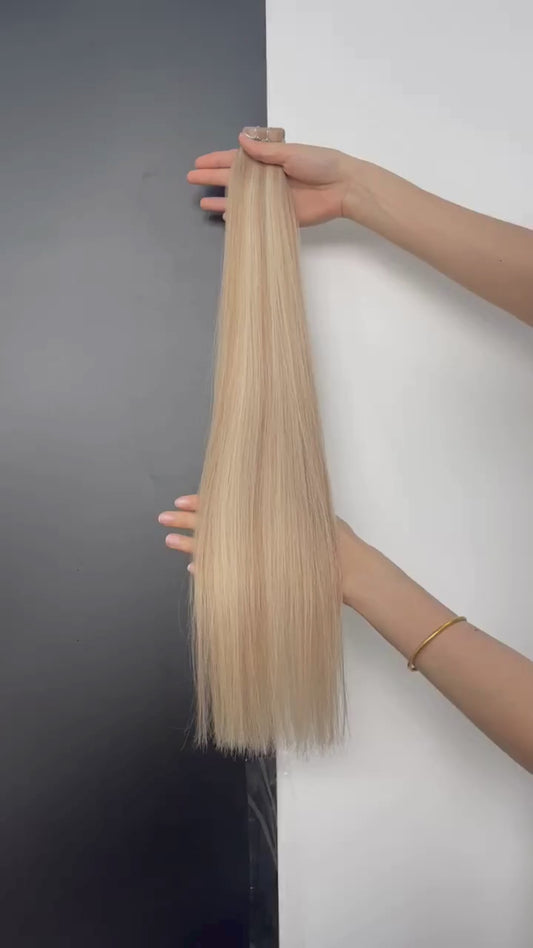 Tape in, Luxury 18/60A – Beige Blond Balayage