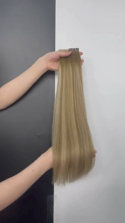 Tape-in Extensions, Kall Blond Balayage LA