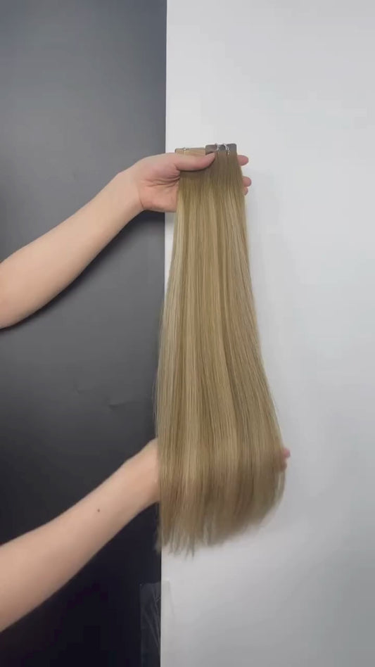 Tape-in Extensions, Kall Blond Balayage LA